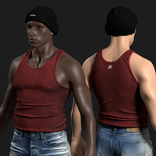 R8TERZ - Destroyed Set Red Tank Top