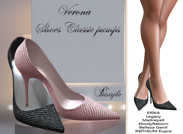 InStyle Shoes Classic pumps Verona - Black