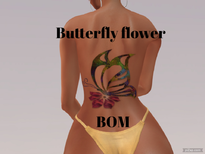 Butterfly flower bom
