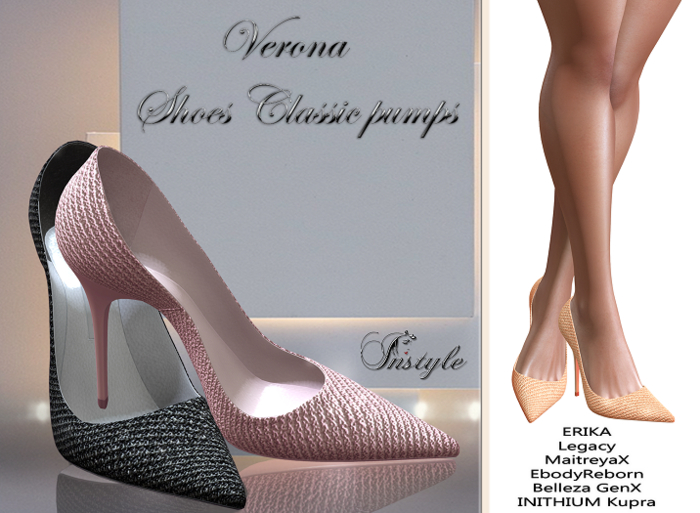 InStyle Shoes Classic pumps Verona - Peach