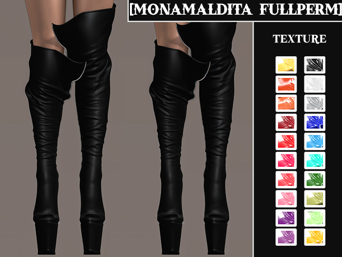 #18 - MONAMALDITA - Texture Silk - Shoes