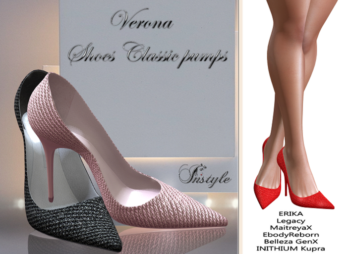 InStyle Shoes Classic pumps Verona - Red
