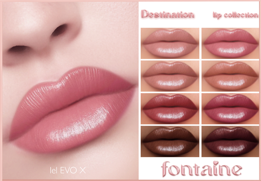 Fontaine Cosmetics - Destination Lip Collection