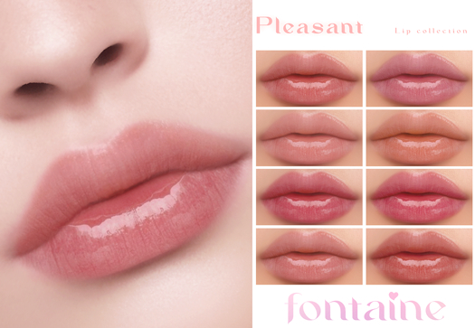 Fontaine Cosmetics - Pleasant Lip Collection - DEMO