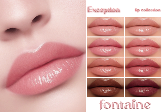 Fontaine Cosmetics - Exception Lips Collection - DEMO