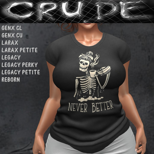 Never Better (Coffee) Women's T-Shirt (WTL)  <Wear Me>
