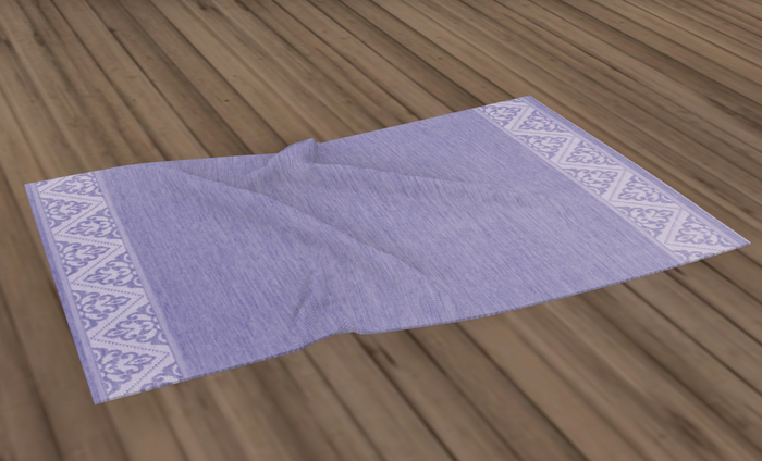 Lavender Throw Rug