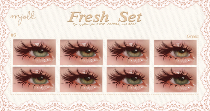 ::Mjolk:: Fresh Set - #3 Green