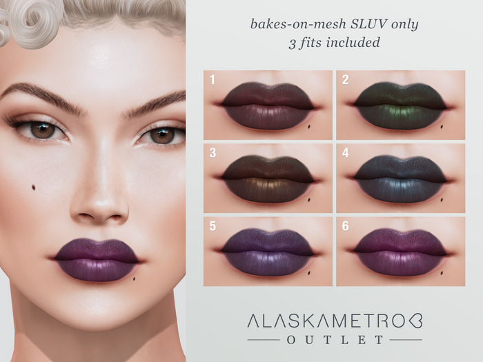 a<3 Outlet "Mage" SLUV bakes-on-mesh lipstick - 3 Fits