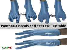 Panthoria Hands and Feet Fix (BOM)