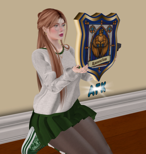 Kneeling shield AFK Ravenclaw - BOX