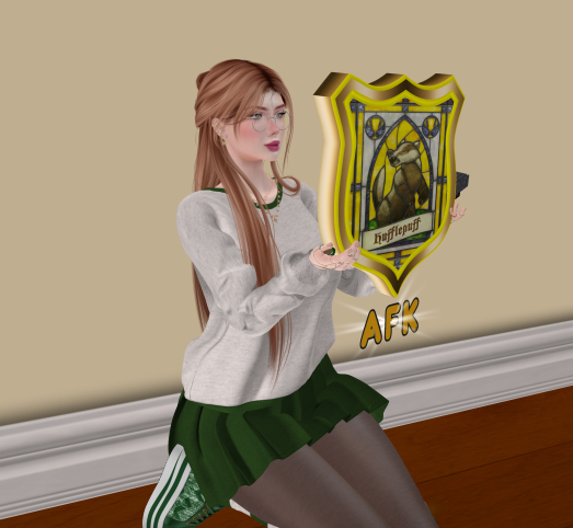 Kneeling shield AFK Hufflepuff - BOX