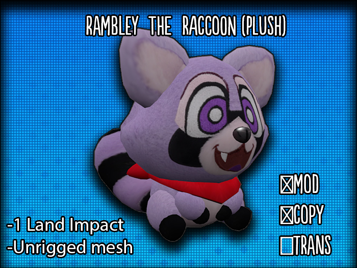 Rambley the Raccoon Plush