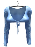 aprelle scarlett top blue