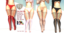 Nala Designs - Jessy High Heels - Glitter