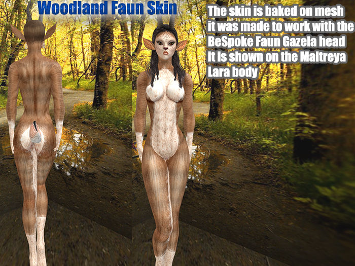 Woodland Faun skin suitcase