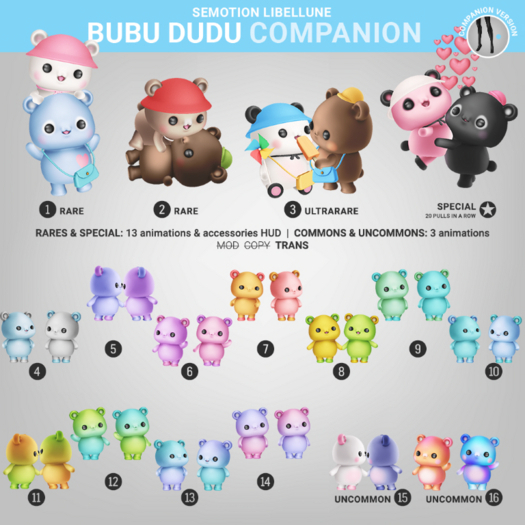 SEmotion Libellune Bubu Dudu Companion COMMON 11
