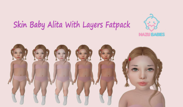 Skin Alita Whit Layers Fatpack