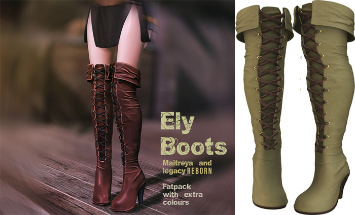 UNA. Elys Boots Green
