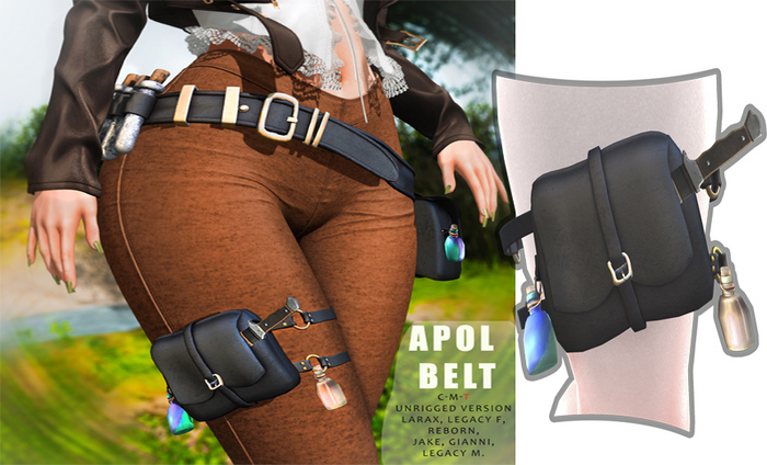 UNA. Apol Belt Black