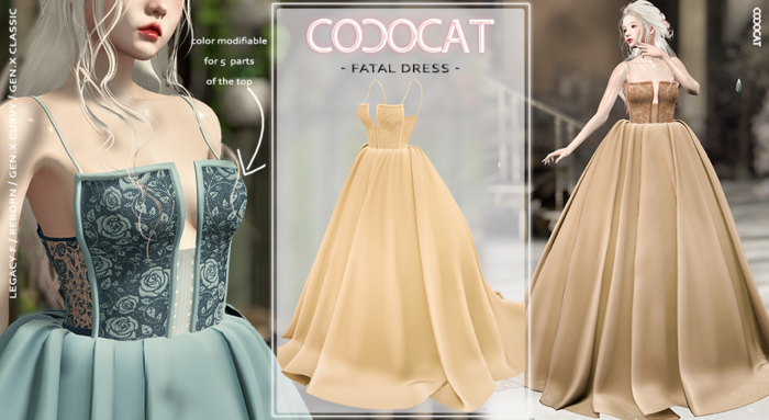 .cococat. Fatal dress - Yellow