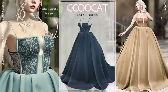 .cococat. Fatal dress - Navy