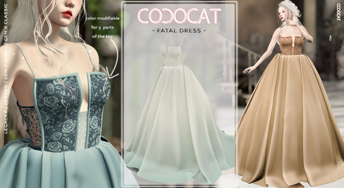.cococat. Fatal dress - Mint