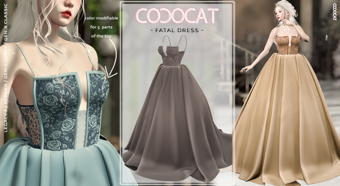 .cococat. Fatal dress - Ash