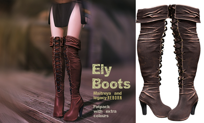 UNA. Elys Boots Brown
