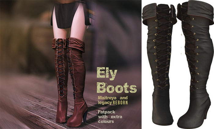 UNA. Elys Boots Black