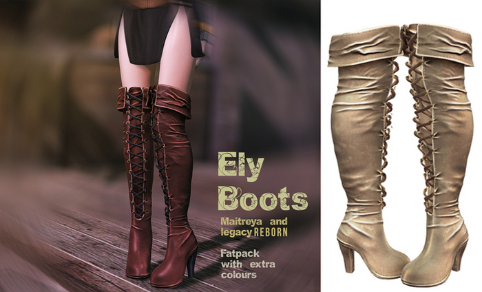 UNA. Elys Boots Beige