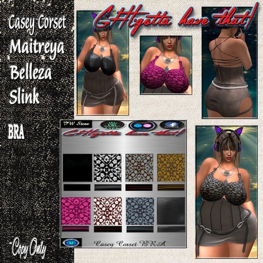 !GHT:BOX: CASEY CORSET BRA