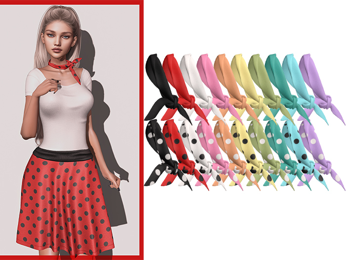 Dottie Scarves (FATPACK) - LaraX, PetiteX, Ebody Reborn