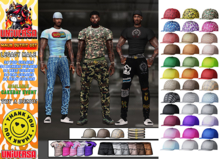 #UNIVERSA MEN - Malik Caps - Fatpack - Legacy Male - Legacy Athletic