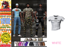 #UNIVERSA MEN - Malik Shirt - White - Legacy Male - Legacy Athletic