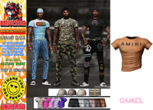 #UNIVERSA MEN - Malik Shirt - Camel - Legacy Male - Legacy Athletic