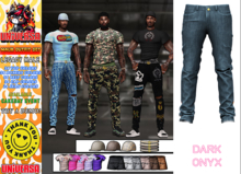 #UNIVERSA MEN - Malik Jeans - Dark Oynx - Legacy Male - Legacy Athletic