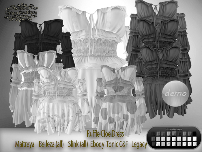 Ruffle Cloe Dress  DEMO 