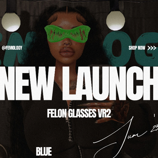 FEMOLOGY - FELON  GLASSES VR2 BLUE