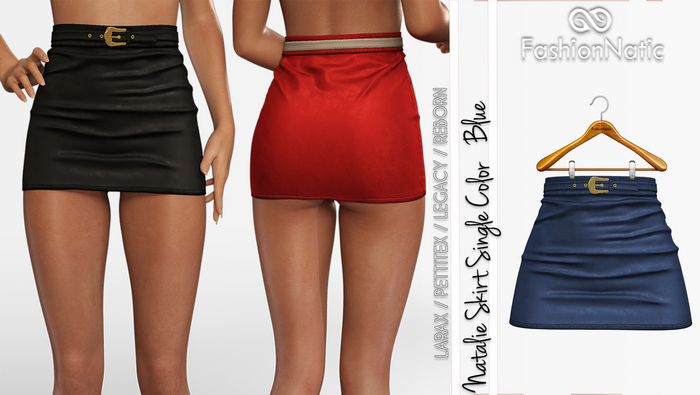 Skirt Natalie Blue - LaraX, PetiteX, Legacy, Reborn - FashionNatic