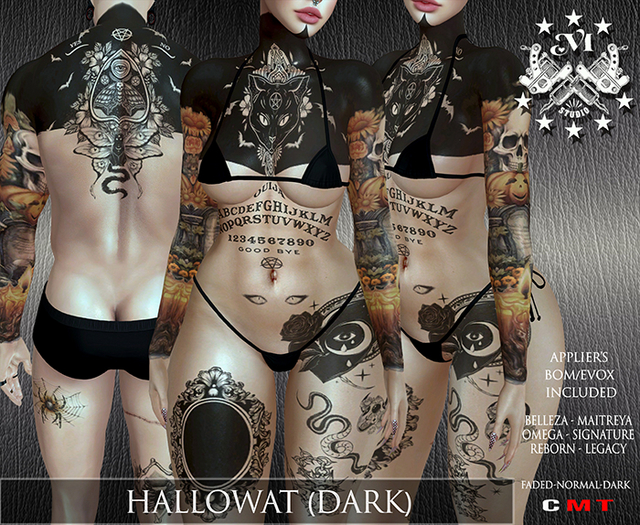 MV TATTOO - HALLOWAT (DARK) TATTOO