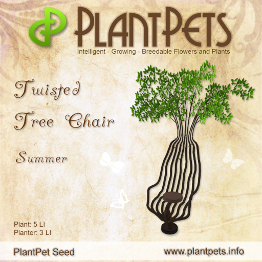 PlantPet Seed [Twisted Tree Chair *Summer*], Common, released 10/30/2023 - Trusted Breeder of PP