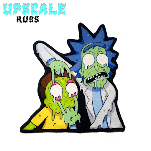 {UPSCALE} Rick X Morty rug