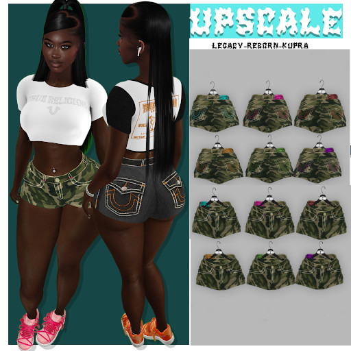 {UPSCALE} Truey Shorts camo FATPACK