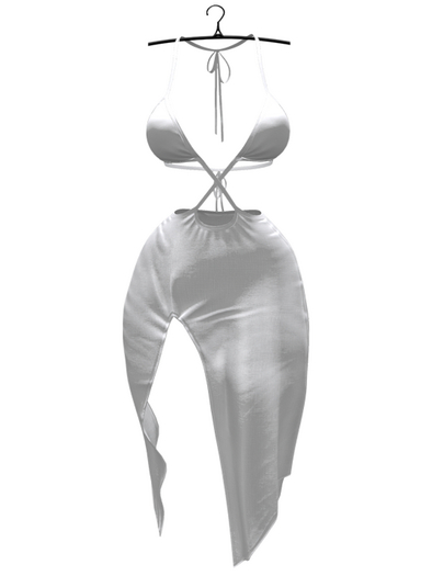 aprelle scarlett dress white