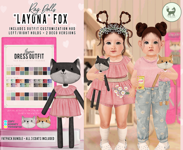 (FT) Rag Doll Fox - Layona: Fatpack
