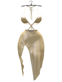 aprelle scarlett dress cream