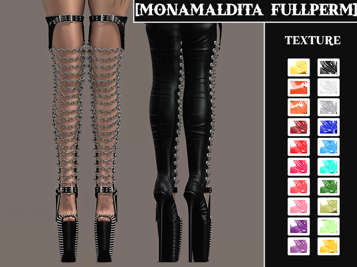 #30 - MONAMALDITA - Texture Silk - Shoes