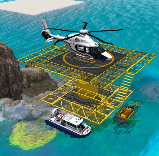 :::offshore helipad & mooring platform:::