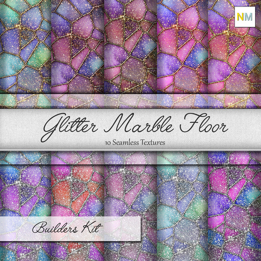 Glitter Marble Floor